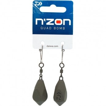 Груз DAIWA N´ZON Quad Bomb 40г 2шт Груз DAIWA N´ZON Quad Bomb 40г 2шт