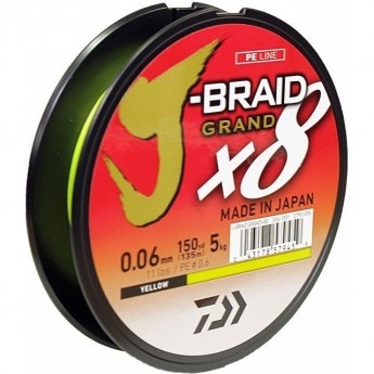 Шнур DAIWA J-BRAID GRAND X8E 135м 0,22мм IB